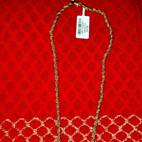 20 Inch Gold Rope Chain - Picture 2 of 2
